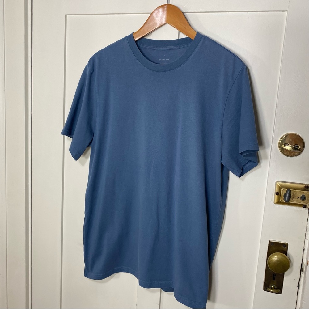 Everlane Blue Crewneck Short Sleeve T Shirt L